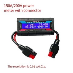 Power Analyzer with Backlit LCD Battery Monitor for Electric Vehicles and Solar