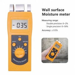 Concrete Moisture Meter with Accuracy ±0.5 Resolusion 0.1 or 0.01 for Glass