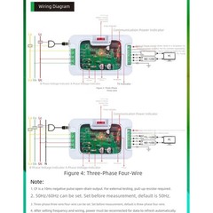 PZEM6L24 Energy Metering Module for RS485 RTU 380V 100A Industrial Applications