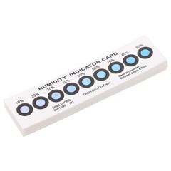 40Pcs Durable Humidity Indicator Strips 9 Spot Sky Blue Paper for Pcb Assembly