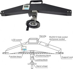 Wire Rope Tension Meter with Maximum Load Value 20-200KN Range Φ6-Φ40mm
