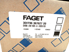 Eleq Faget 3DIT96 367627 20 Voltmeter 1000V/10V DIV96-240 Spannungsmesser 313296