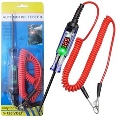 Automotive Circuit Tester, 5-120V with LED Voltage Display, Automotive Test Prob