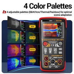 ACDC Voltage and Current Tester with Thermal Imaging for 2 in 1 Digital