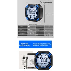 Digital Angle Measuring Device with Large Screen and Automatic Backlight