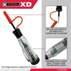 XDCHT504 Xtra Duty Cordless Circuit Tester, DC Voltage Detection Tool, Dual C…