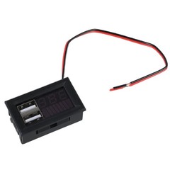 Voltage Tester Monitors Digital Display Voltmeter for 5V2A Output 12.6V Battery