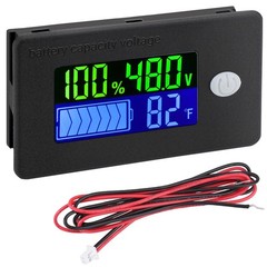 DROK 48v Golf Cart Battery Meter LCD Display Lithium Battery Monitor 10100v …