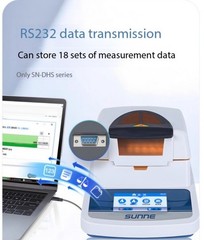 Automatic Rapid Moisture Analyzer Laboratory Halogen Grain Moisture Tester