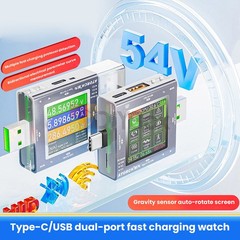 Digital Mobile Charger USB Tester Volt Amp Power Meter Multimeter DC 0-50V 6.5A