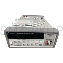 Used & Tested AGILENT 34420A 7 Keysight 1/2 Digit Nano Volt / Ohm Meter