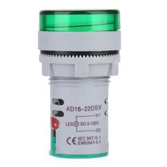LED Voltmeter Light Digital DC Voltage Meter Indicator Lamp Tester Green
