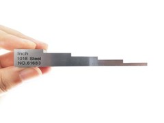 4 Step Calibration Block NDT Calibrator for Ultrasonic Thickness Gauge Meter