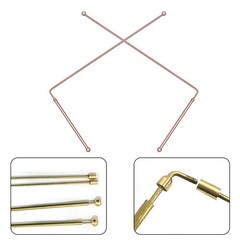 2X Probe Rod 99.9% Copper Probe Rod-/For Water Detection And Treasure Tools