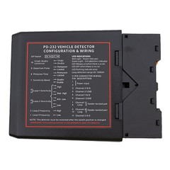 PD232 Dual Channel Sensor Vehicle Loop Detector for Parking and Gate Control