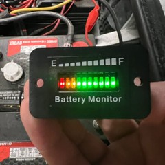 Battery Monitor 12V 24V 36V 48V 60V 72V Car Golf cart Battery Indicator Meter#1
