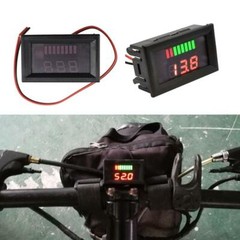 4X Red Car Marine Motorcycle LED-Digital Voltmeter Voltage 12V-60V Battery Gauge