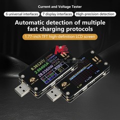 DC 4-25V 6.5A Digital Voltage Current Meter Power Tester USB Charge Detector