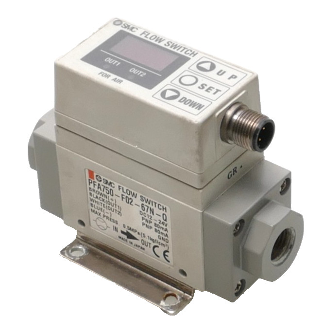 SMC Digital Flow Switch | PFA750-F02-67N-Q