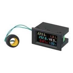 AC40-300V 100A Digital Volt Amp Watt Detector Voltage Current Power Factor Meter