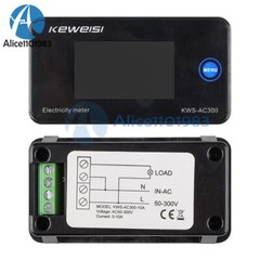6-in-1 AC50-300V Color Display Digital Power Energy Meter Ammeter Voltmeter
