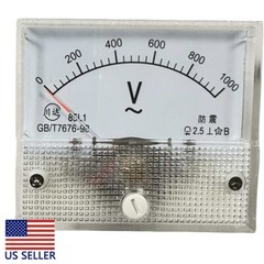 1PCS AC 0-1000V Analog Panel Volt Voltage Meter Voltmeter Gauge