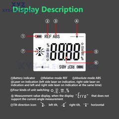 Magnetic Digital Inclinometer Level Box Gauge Angle Meter Finder Protractor Tool