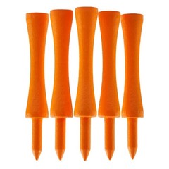 Bamboo GolfTees, Orange, 70mm, Biodegradable, Eco Friendly, Na…