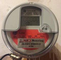 LANDIS & GYR, L&G, WATTHOUR METER (KWH) MX or MS II, 240V, FM2S, 200A, EZ READ