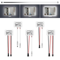 Smart Touch Light Switch 12V 5A Perfect for Glass and for acrylic Mirror Control