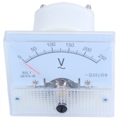 Analog 85L1 Ac 250V Plate Knife Voltage Meter Meter Installation Zu7246-
