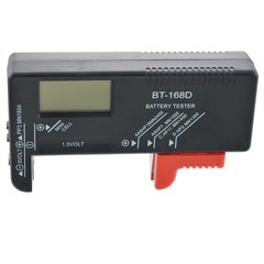 Precision Digital Battery Tester for AA AAA C D 9V 1.5V Button Cell Sizes