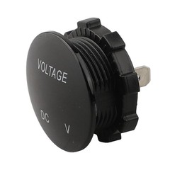 Digital Voltmeter Meter Waterproof for DC 12V 24V Vehicles and Equipment
