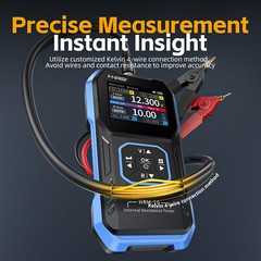 FNIRSI HRM-10 Lithium Battery Internal Resistance Tester Battery Tester Tool TFT