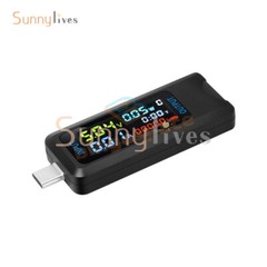 USB+Type-C Interface Charger Detector Digital Voltage Current Capacity Tester