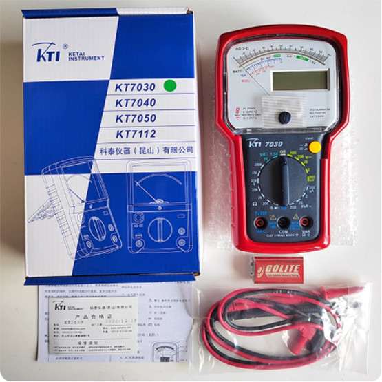 1 Pc. New KT7030 Professional Digital Dual Display Analogue Multimeter Tester