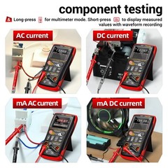 ACDC Voltage and Current Tester with Thermal Imaging for 2 in 1 Digital
