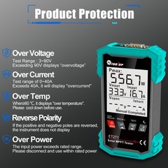 ET271 Solar PV Analyzer 2000W MPPT Field Test, High-Efficiency I-V Curve Tracer