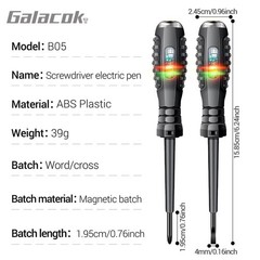Multifunctional Electrician Test Screwdriver Ac Non-contact Induction Test Pen V