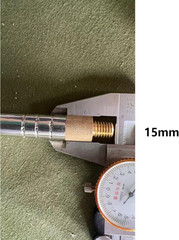 1Pc 201 Stainless Steel Whip Antenna GP Telescopic Antenna for JPC-12 5.6M M10 E