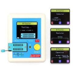 Lithium for ION Operated Transistor Tester with Safety Precautions