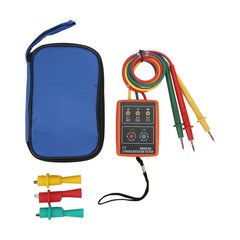 3 Phase Rotation Meter AC 60-600V Digital Tester SM852B ABS Clips Factory