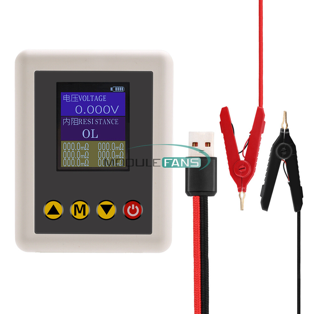 TS4520 1.77″ Internal Resistance Meter Tester 0.001~45V Voltmeter Volt Detector