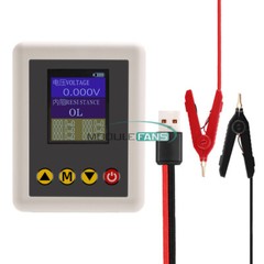 TS4520 1.77″ Internal Resistance Meter Tester 0.001~45V Voltmeter Volt Detector