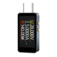 High Accuracy Type C USB Tester for Measuring Voltages and Current in