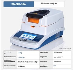 Automatic Rapid Moisture Analyzer Laboratory Halogen Grain Moisture Tester