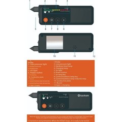 Rechargeable Jewelry Identification Pen with 3.3-4.2 V Operating Voltage Range