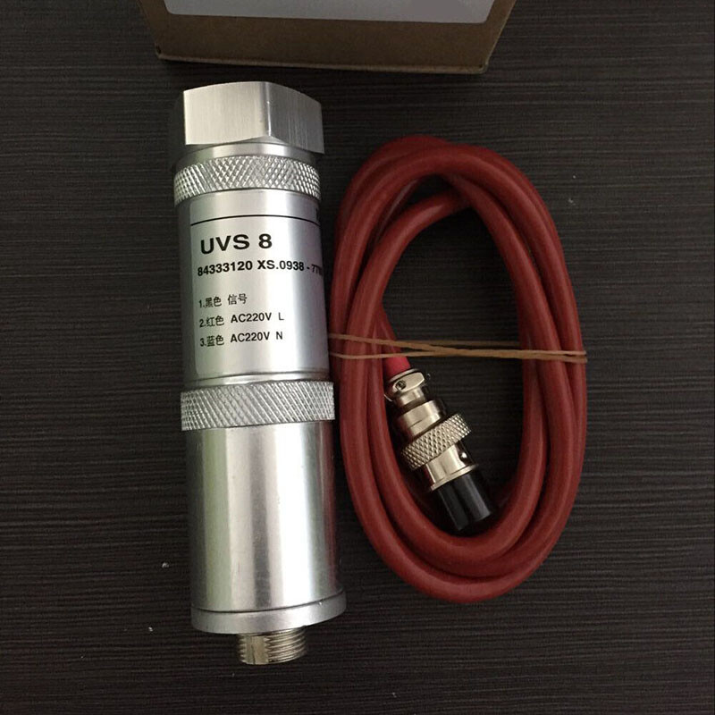 1PC Burner Flame Detector For Kromschroder UVS8 3-Core Probe Eye UVS8T 4-Core