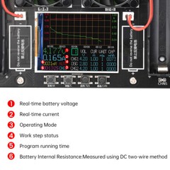 8 Channel 18650 Battery Capacity Tester Automatic Internal Resistance Tester New
