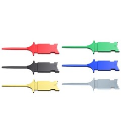 For Electronic Test Hooks 6 Pairs PA for material Red Black Yellow Green Blue